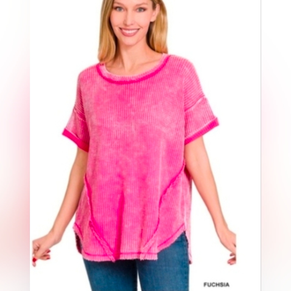 ZENANA Pink Tee.